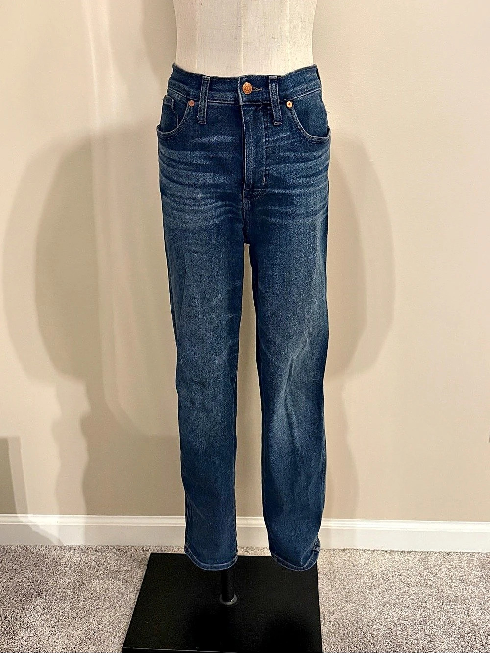 Madewell Stovepipe Jeans in Medium Wash